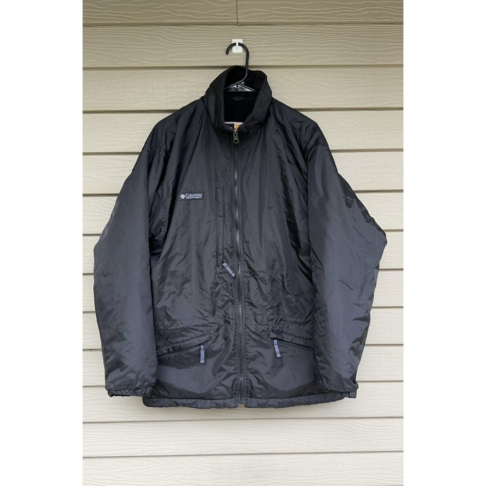 Vintage Columbia Fleece-lined Lightweight Puffer Jacket Medium